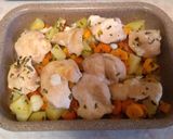 Sütőzacskóban sült csirkemell zöldségekkel (diétás) recept fázis 5 fotója