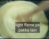 A picture of step 8 of Chaney ki daal ka halwa.