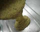 A picture of step 3 of Basbusa with Pistacio Cake.