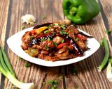 A picture of step 3 of Kung Pao Chicken/Chinese Chicken starter/Restaurant style.