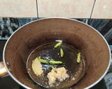 A picture of step 2 of Satvik mixed vegetable.