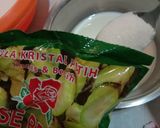Foto langkah ke 2 dari resep Roti Kepang Coklat Keju Tanpa Ulen Dengan Minyak.