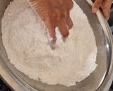 A picture of step 1 of Sarevda papdi.