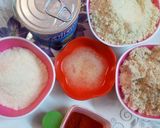 A picture of step 1 of Watermelon cashew delights.