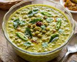 A picture of step 8 of Hariyali Green Chana Curry.