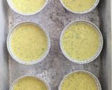 Une image de l'étape 4 de Flans de courgettes et feta.