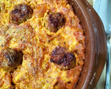 Foto del paso 10 de la receta: Arroz al horno con pelotitas criollas y costra de huevo