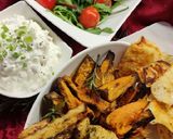 Sült zöldségek hagymás mártogatóssal 😋 recept fázis 4 fotója
