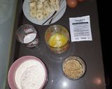 Foto del paso 2 de la receta: Bizcocho plátano y nueces sencillo con batidora