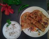 A picture of step 9 of Coriander Butter masala Paratha.