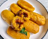 Foto langkah ke 6 dari resep Kue Naam Ubi Kuning khas Palembang.