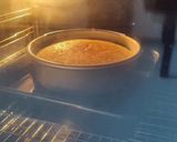 A picture of step 6 of Japanese cheese cake.