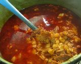 A picture of step 4 of Mixed Pozole.