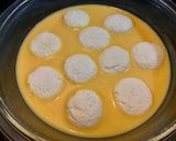 A picture of step 9 of Mango rasmalai.