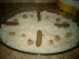 ارز بالخضر والشمبينيو والمرڨاز 🍵