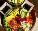 A picture of step 6 of Chicken avocado salad #myvalentinesrecipecontest.