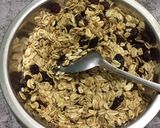 Foto langkah ke 2 dari resep Granola Bar - healthy energy bar - cemilan sehat plus enak.
