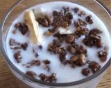 Foto del passaggio 1 della ricetta Kefir bianco con muesli al cacao e mela 🍎