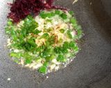 A picture of step 4 of Gobi Dry Manchurian.