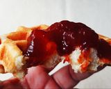 Hình bước làm 4 của món Bánh WAFFLE của nước Bỉ (Belgian Waffle)