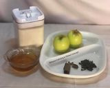 A picture of step 1 of Apple peel tea.