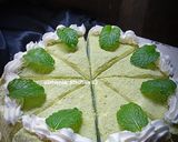 Foto langkah ke 4 dari resep Mille crepes cake chocollatos matcha.