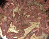 A picture of step 3 of Beijing beef.