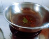 A picture of step 3 of Healthy tasty peanut powder Gujarati farali curry(Kadhi) with Sama rice.