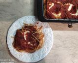 Φωτογραφία βήματος 14 της συνταγής Spaghetti στο φούρνο με mozzarella (γρήγορη, πεντανόστιμη και ελαφριά συνταγή)
