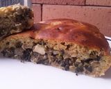 Foto del paso 12 de la receta: Empanada🥧 con relleno de arveja, huevo🍳, acelga🌿 y puerro🌰...🤔