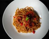 Foto langkah ke 6 dari resep Spagetti Aglio Olio (Versi Pedas).