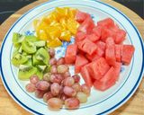 मिक्स फ्रूट स्मूदी (Mixed Fruit Smoothie) रेसिपी चरण 1 फोटो