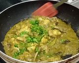 A picture of step 7 of Green Masala Chicken Curry.