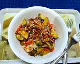 A picture of step 2 of Korean Cucumber Kimchi.