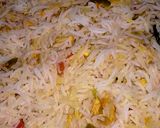 A picture of step 3 of Egg and Garlic Rice with Chicken hot sauce Manchurian.