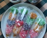 Foto langkah ke 10 dari resep Cenil Warna Warni.