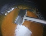 A picture of step 4 of Peanut honey comb Brittle.