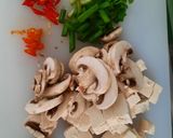 Foto langkah ke 1 dari resep Tumis tahu jamur kancing lezattt.