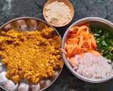 A picture of step 4 of Soya chanadaal pattice.