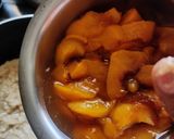 A picture of step 5 of Peach cobbler.