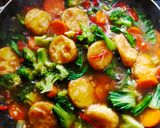 Foto langkah ke 4 dari resep Sapo tahu simpel.