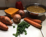 Foto del paso 1 de la receta: CAZUELA DE LENTEJAS 🍲🥘🍷