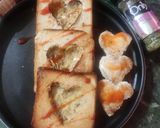 হার্ট ব্রেড টোস্ট(heart bread toast recipe in Bengali) রেসিপি ধাপ - 4 ছবি
