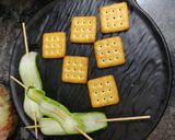 A picture of step 6 of Fifty fifty open sandwich.