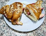 A picture of step 4 of Croissant Sandwich with Fruit.