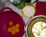Foto langkah ke 2 dari resep Ogura cake greentea.
