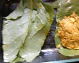 A picture of step 5 of Spinach fry stuffed with sweet corn (Bora).