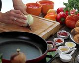 A picture of step 1 of Shakshuka.
