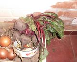 Foto del paso 1 de la receta: Ensalada de Lechuga y Hojas tiernas de Remolacha