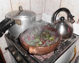 Foto del paso 5 de la receta: Tortilla de Tallos y Hojas de Betarraga (Remolacha)